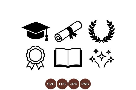 Academic Achievement Icon Set