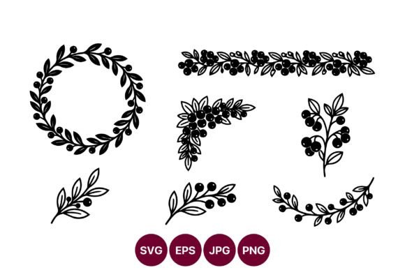 Olive Branch Botanical Wreath Set