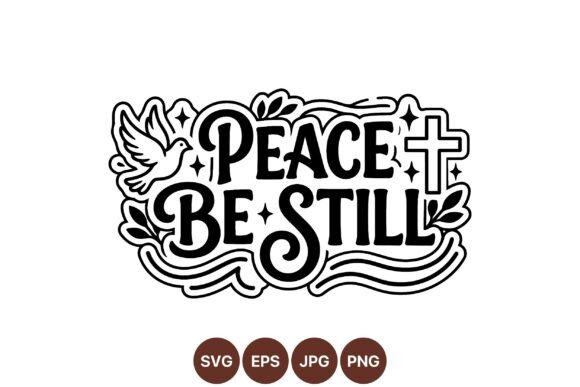 Peace Be Still Religious Clipart: Graphics & Illustrations