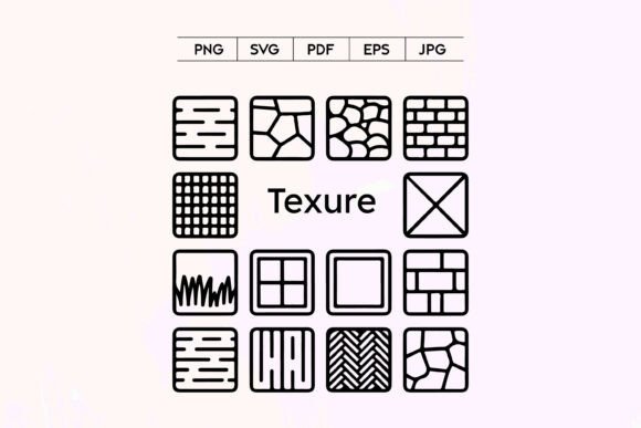 Seamless Texture Icon Set